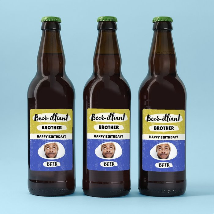 Happy Birthday Beer-illiant Brother Beer Trio 3x500ml