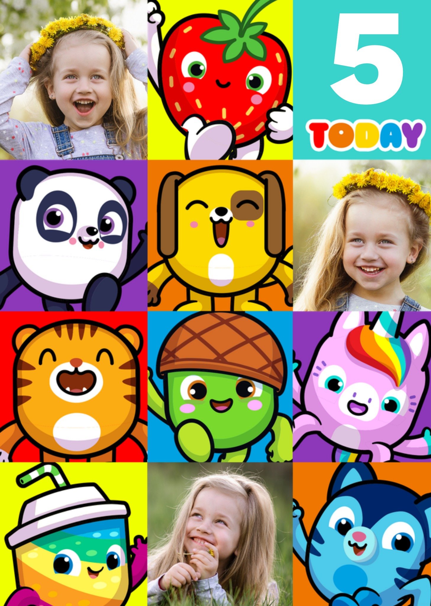 Moonpig Pinata Smashlings Photo Upload Birthday Card