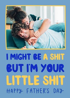 Humorous Father's Day Photo Upload Card