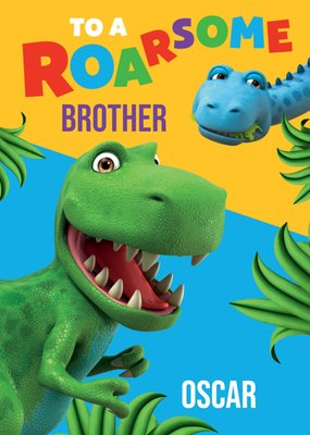 Dinosaur Roar Roarsome Birthday Card