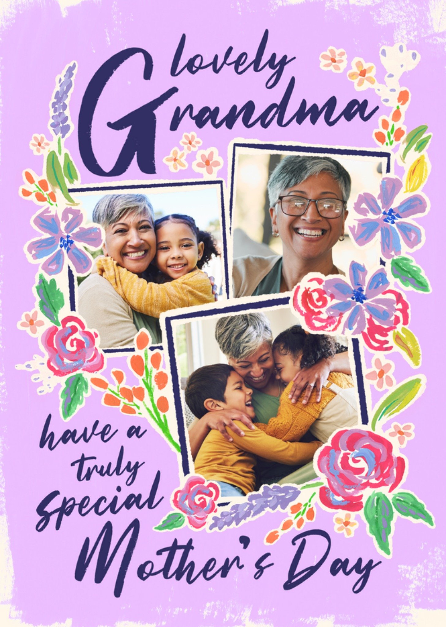 Moonpig Lovely Grandma Mother's Day Photo Upload Card Ecard