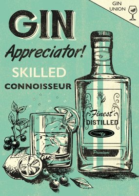 Gin Appreciator Card