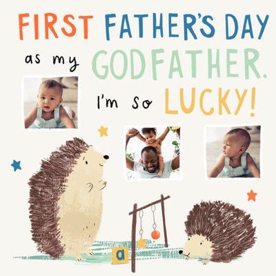 First Father's Day Photo Upload Card