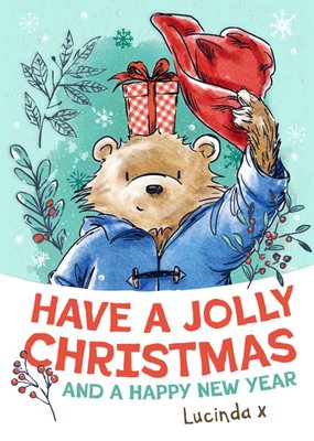 Paddington Bear Jolly Christmas And Happy New Year Card