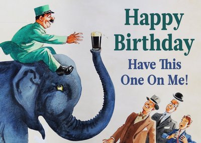 Guinness Birthday Card