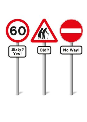 Mungo and Shoddy Road Sign Birthday Card