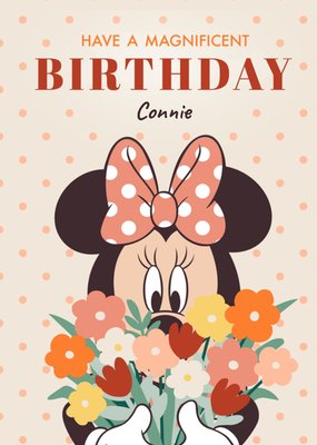 Disney Minnie Mouse Birthday Card