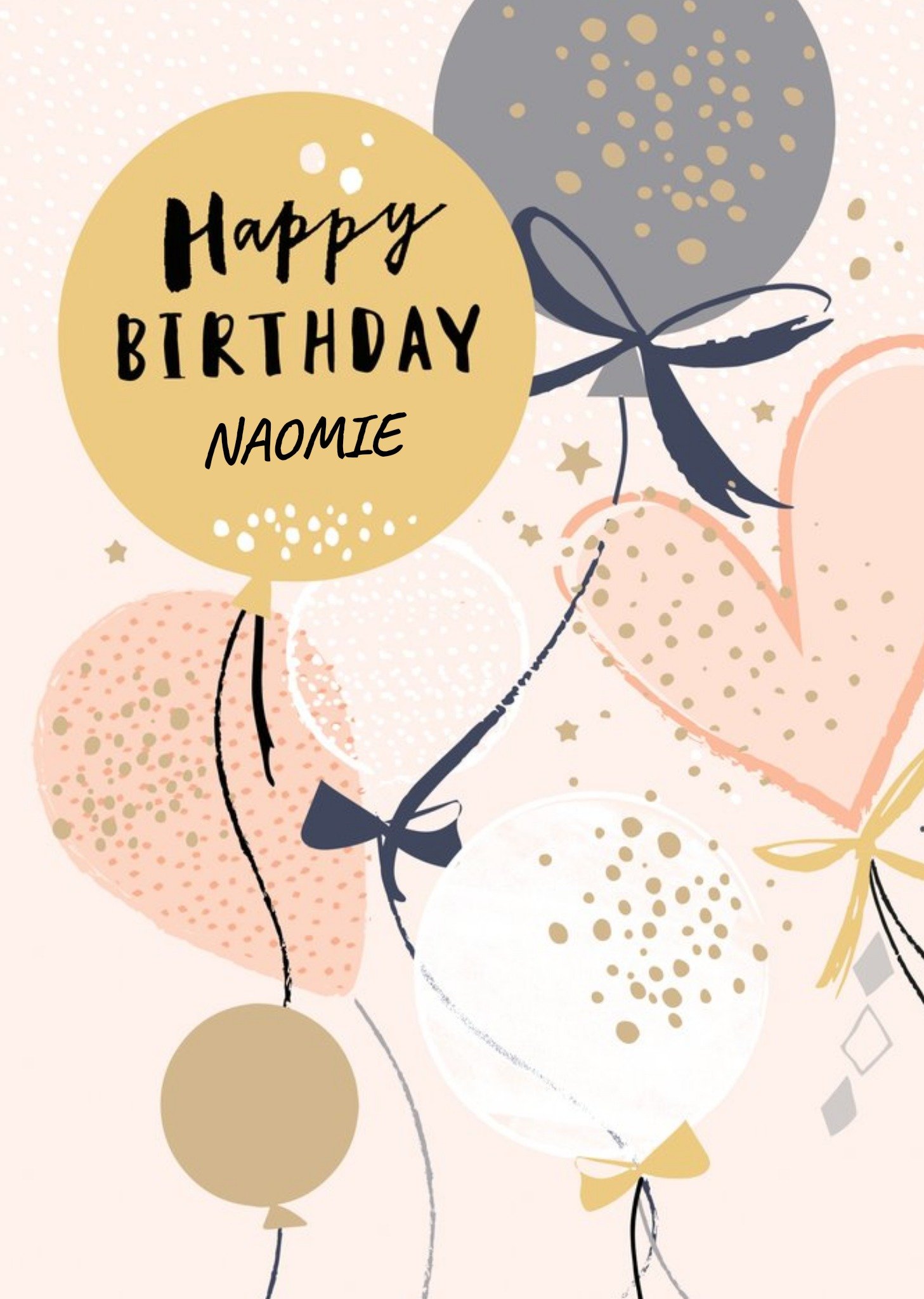 Love Hearts Uk Greetings Carlton Cards Balloons Birthday Celebration Hearts Confetti Card