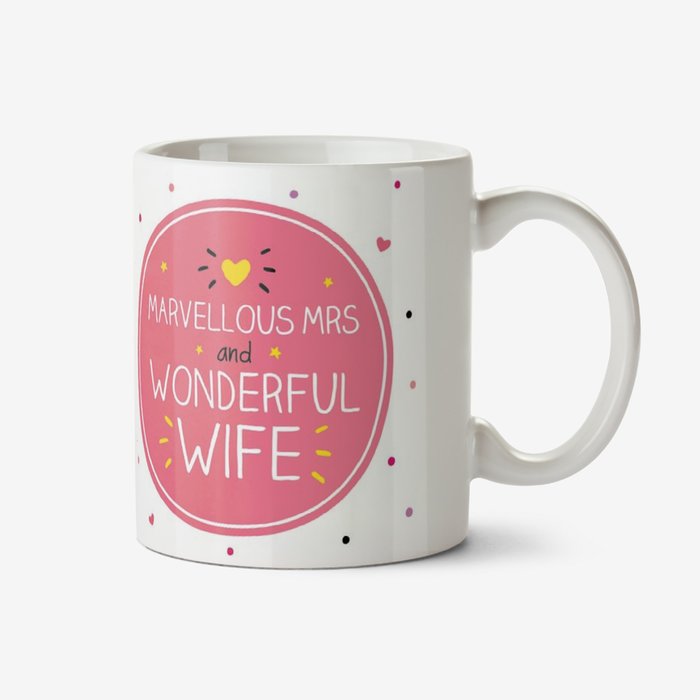 Happy Jackson Marvellous Mrs And Wonderful Wife Mug