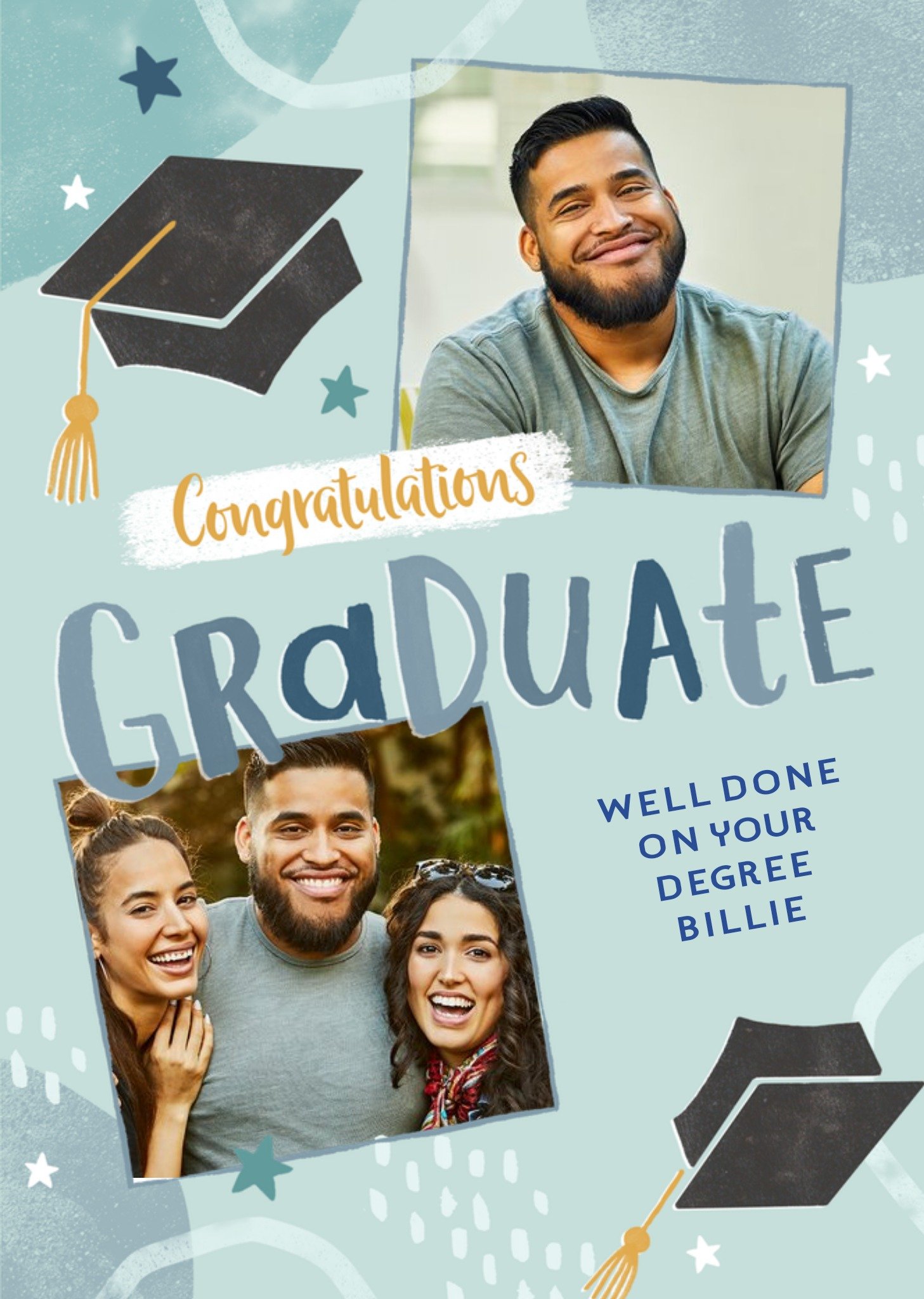 Moonpig Hooray For Today Photo Upload Graduation Card