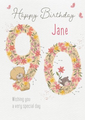 90th Birthday Card