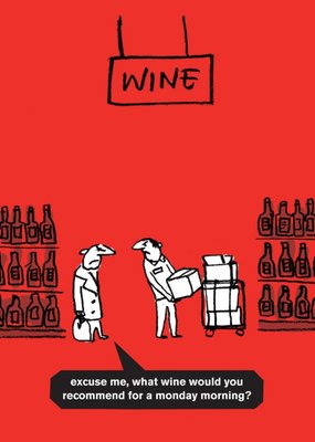 Monday Morning Wine Card