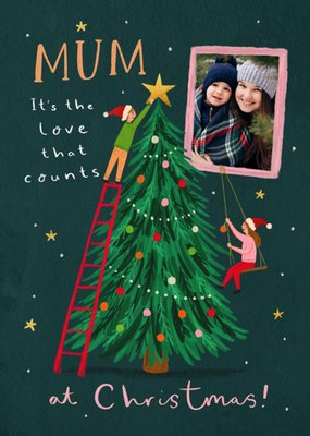 Mum Photo Upload Christmas Card