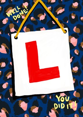 You Did It Driving Test Congratulations Card