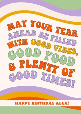 Good Vibes Good Food Card