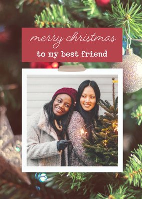 Photographic Photo Upload Christmas Postcard from the Family