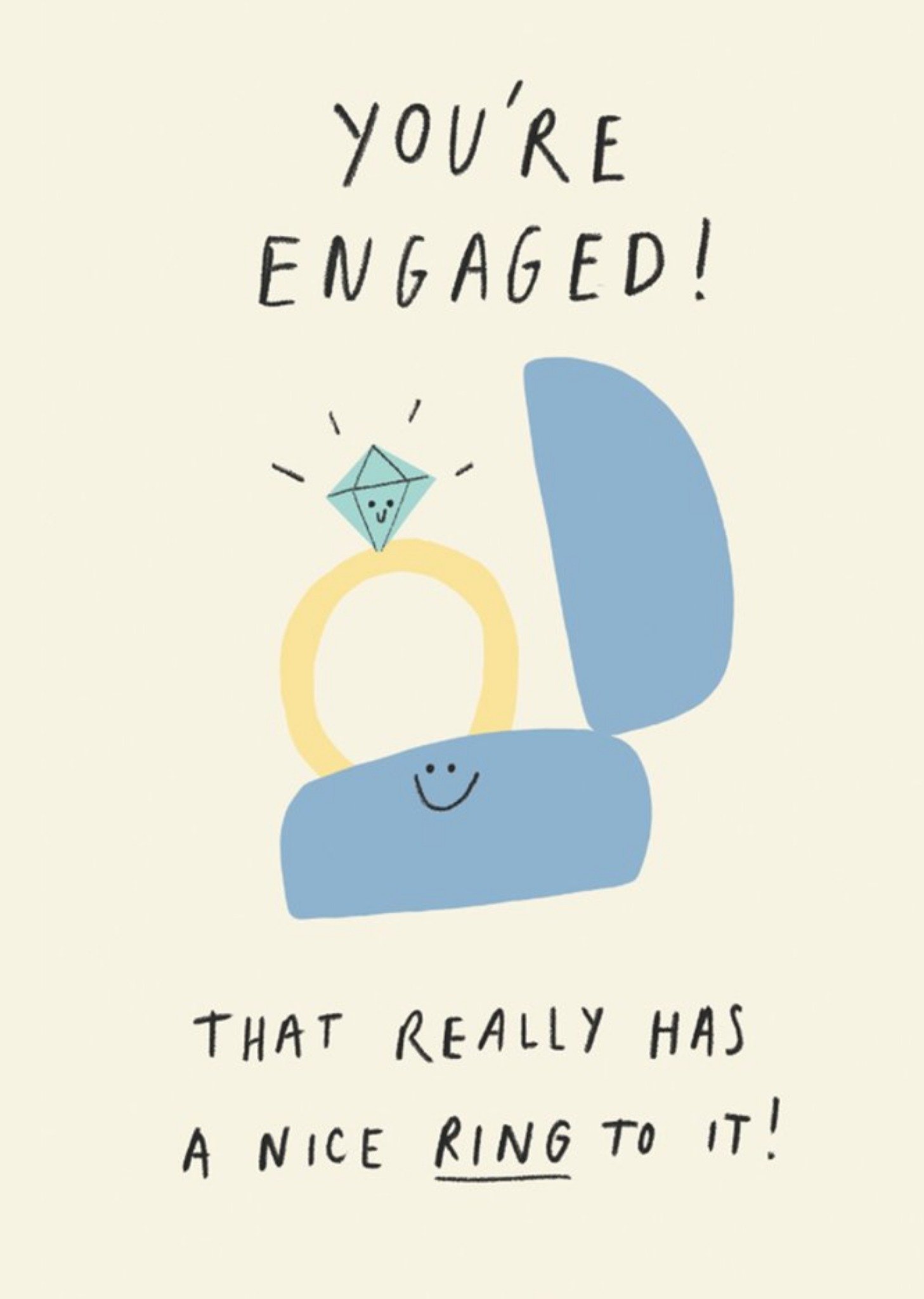 Moonpig Ukg Ring Sweet Cute Dad Engagement Card