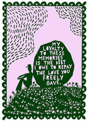 The Love You Freely Gave Moonpig x Rob Ryan Celebration Day Card