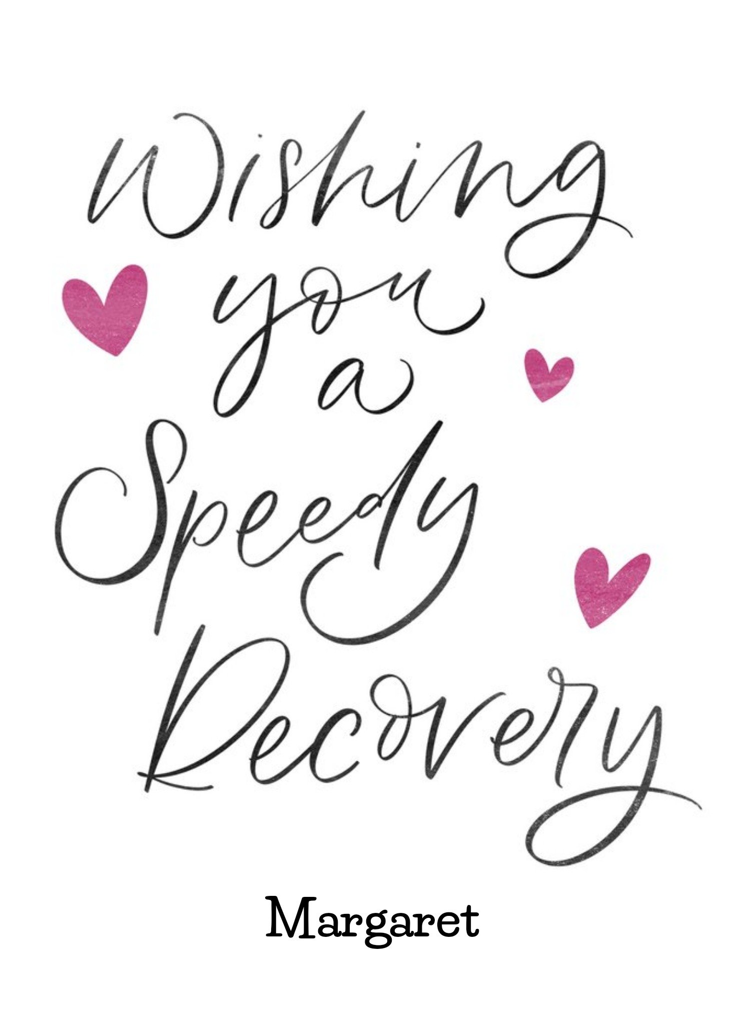 Moonpig Wishing You A Speedy Recovery Get Well Card