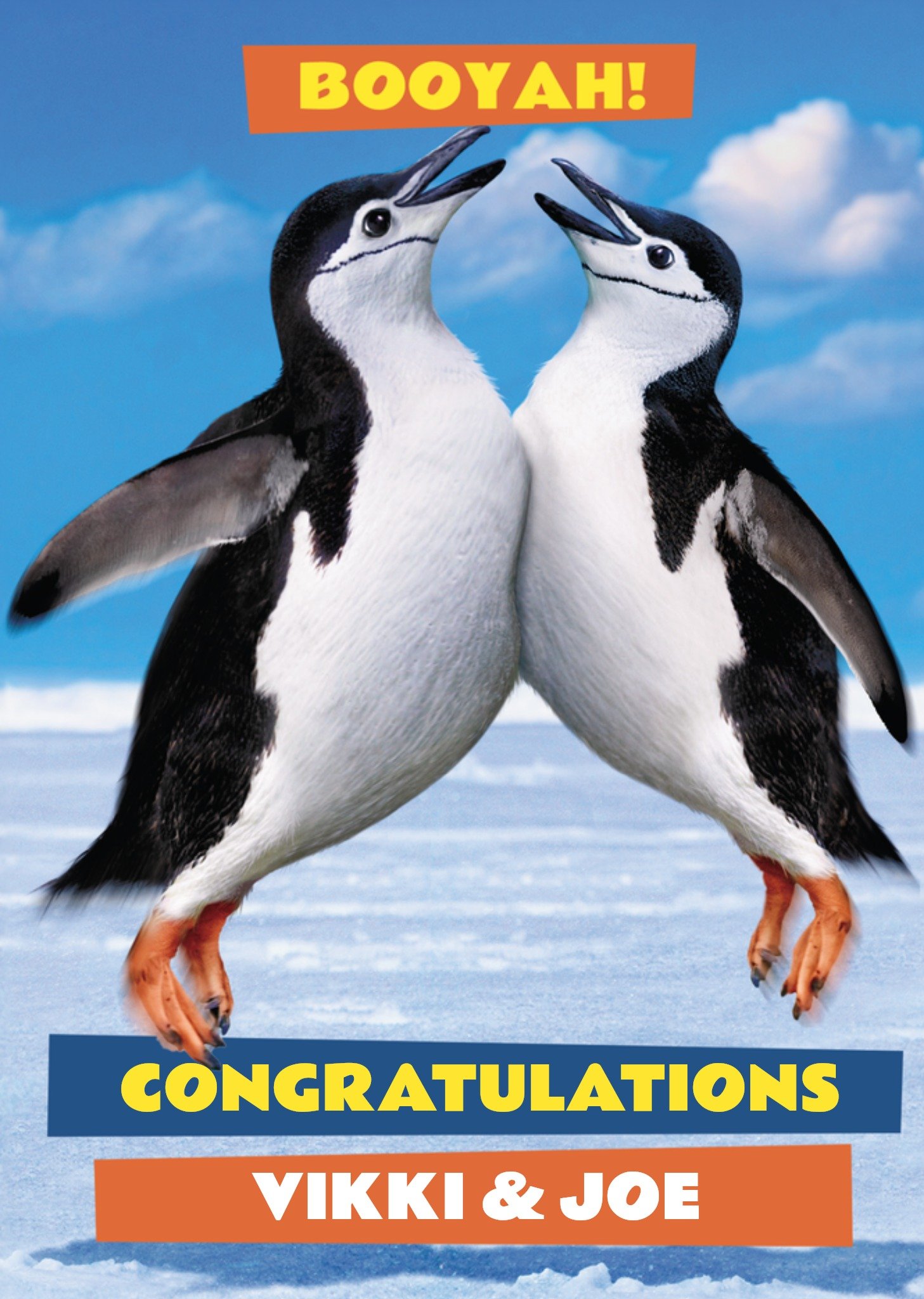Moonpig Booyah Congratulations Card