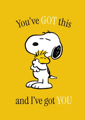Peanuts You’ve Got This And I’ve Got You Card