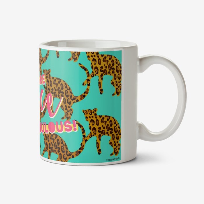 Modern Kendra Dandry Fierce and Fabulous Leopard Pattern Mug