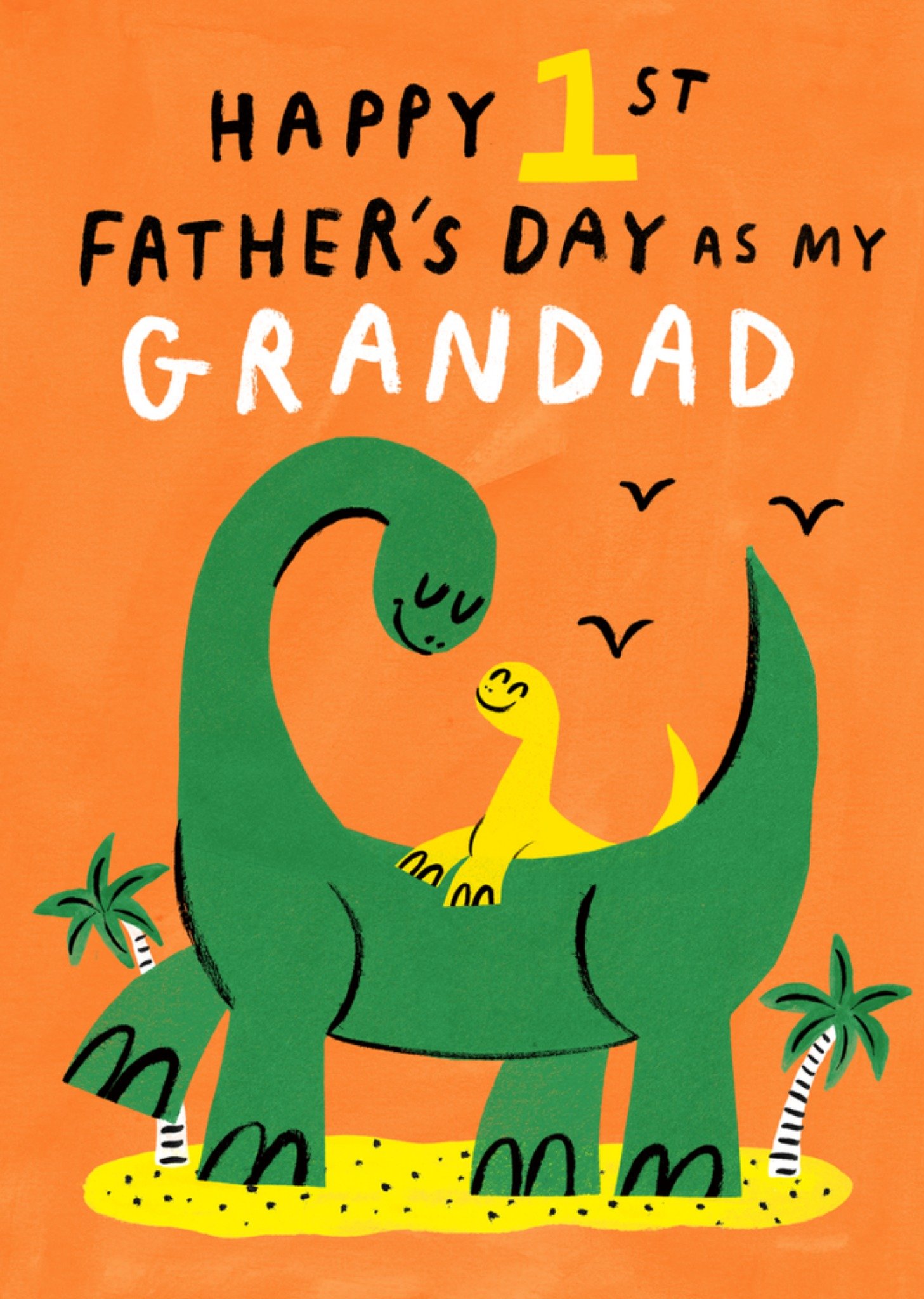 Moonpig Happy 1st Father's Day As My Grandad Father's Day Card
