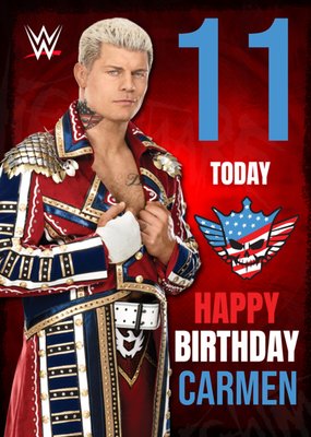 WWE Birthday Card