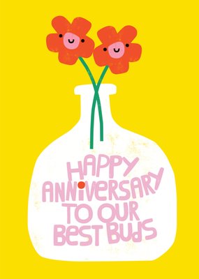 Kate Smith Co. Best Buds Anniversary Card