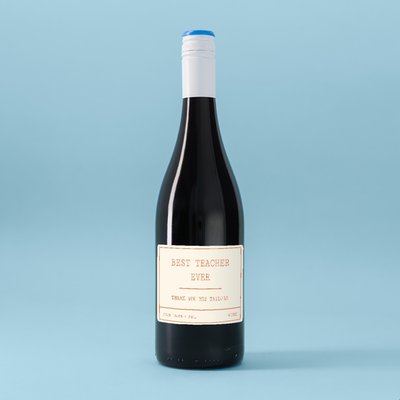 Virgin Wines Thank You Teacher Personalised Merlot 75cl
