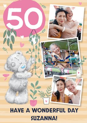 Tatty Teddy Age 50 Photo Upload Birthday Card