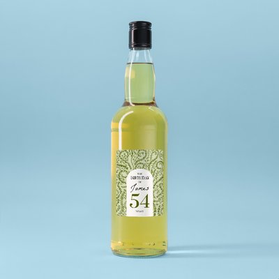 Personalised Age Birthday Whisky 70cl