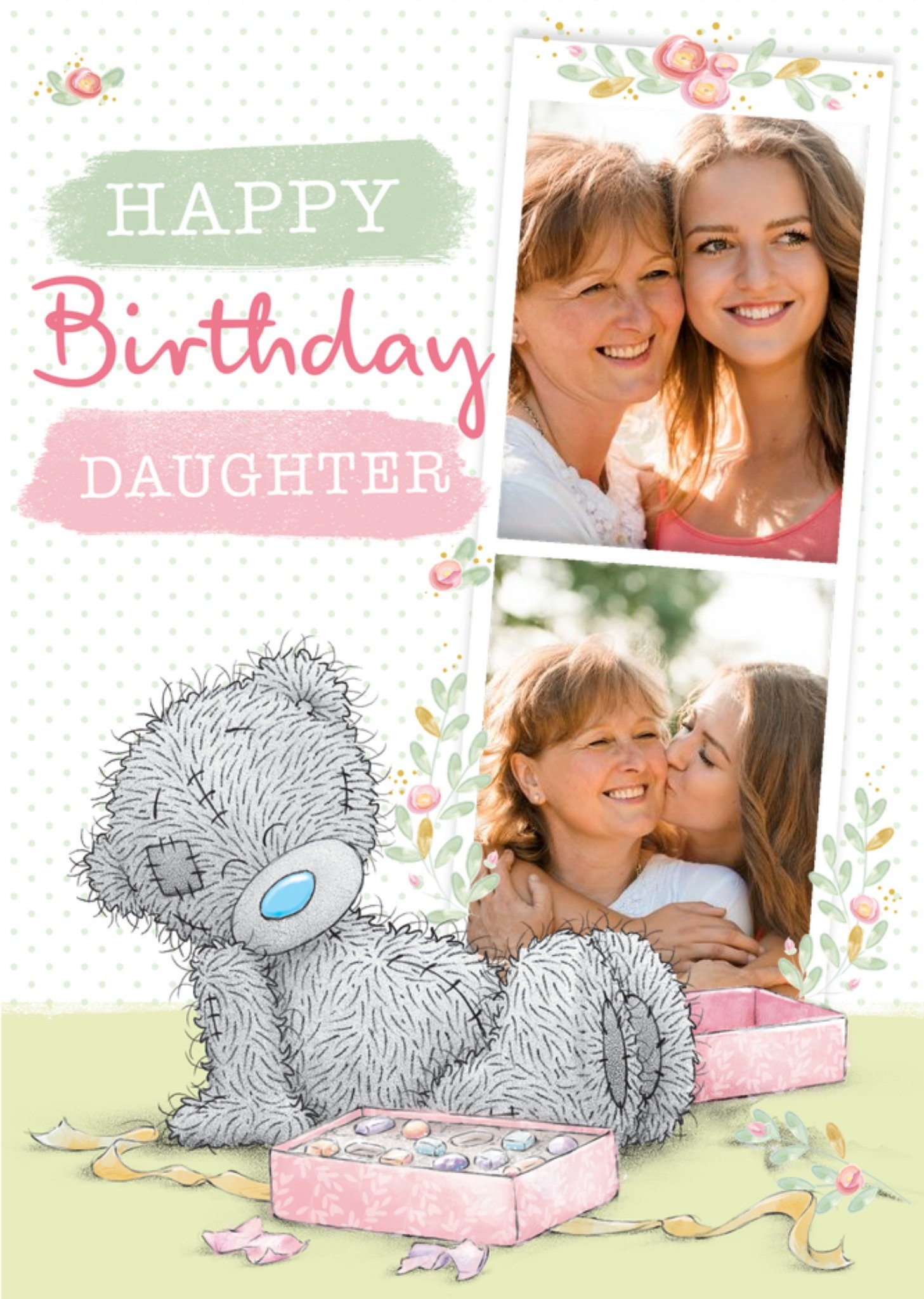 Me To You Daughter Birthday Card - Tatty Teddy - Photo Upload Card