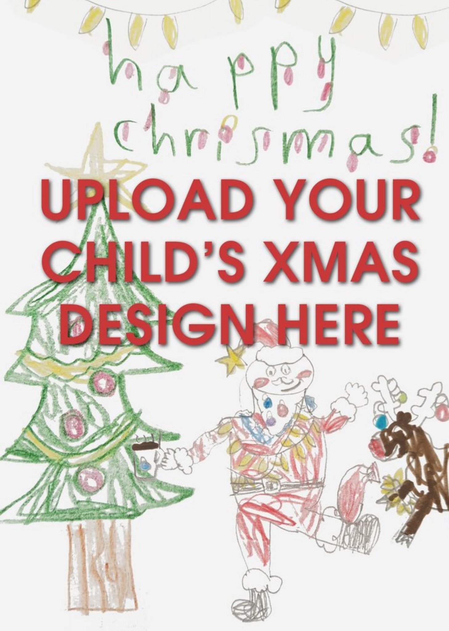 Moonpig Personalised Christmas Photo Upload Card