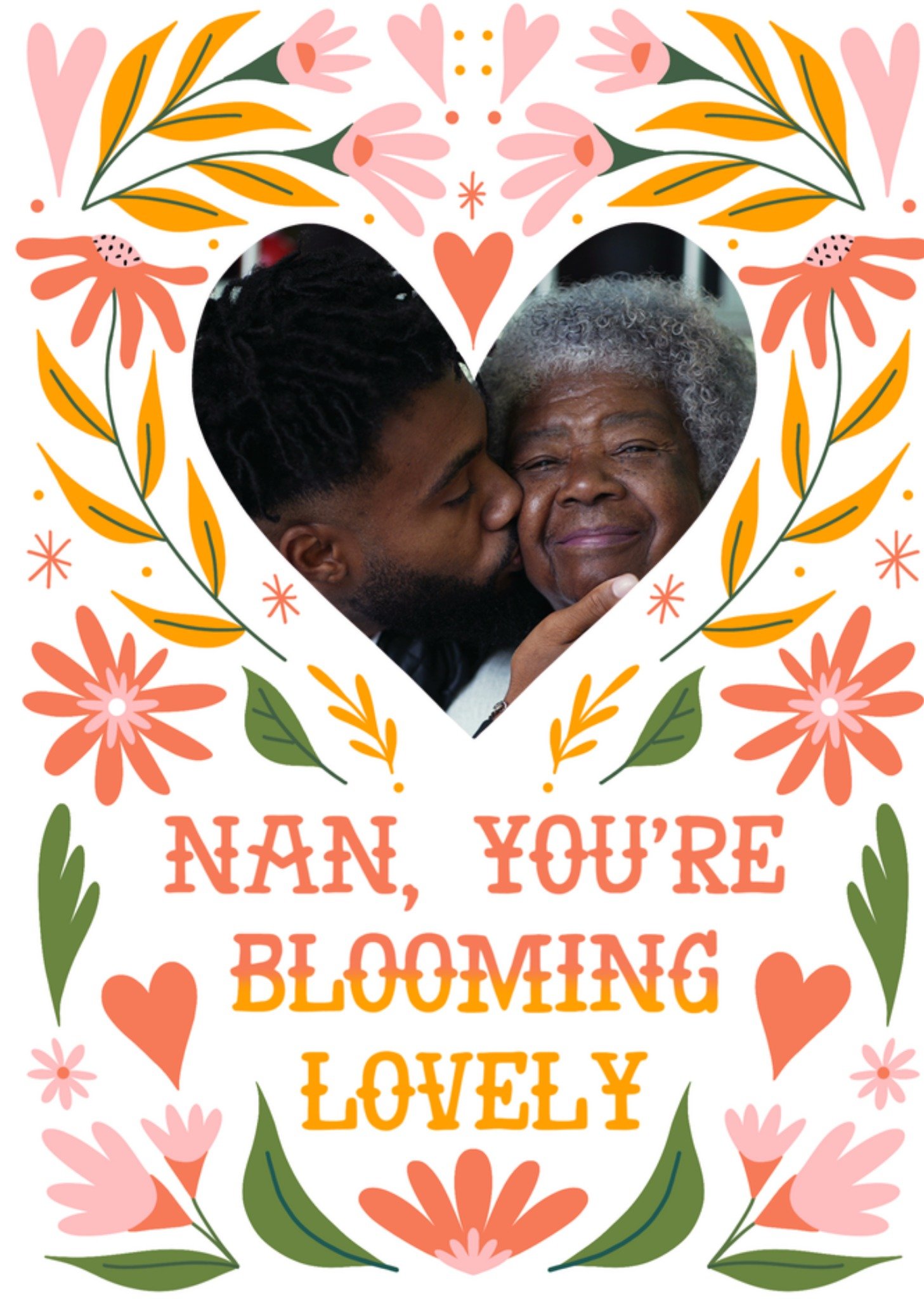Moonpig Nan You're Blooming Lovely Photo Upload Mother's Day Card
