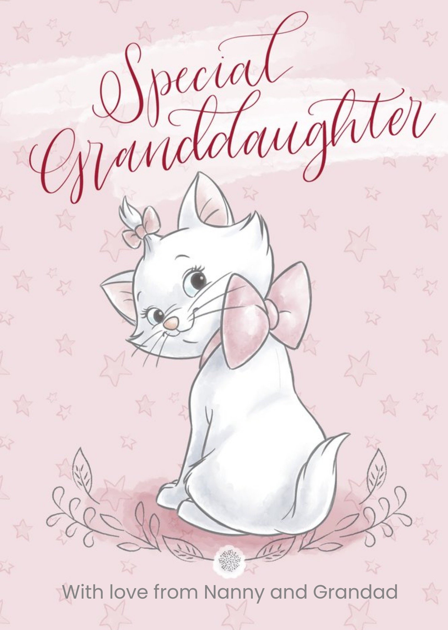 Other Disney Aristocats - Cute Granddaughter Birthday Card