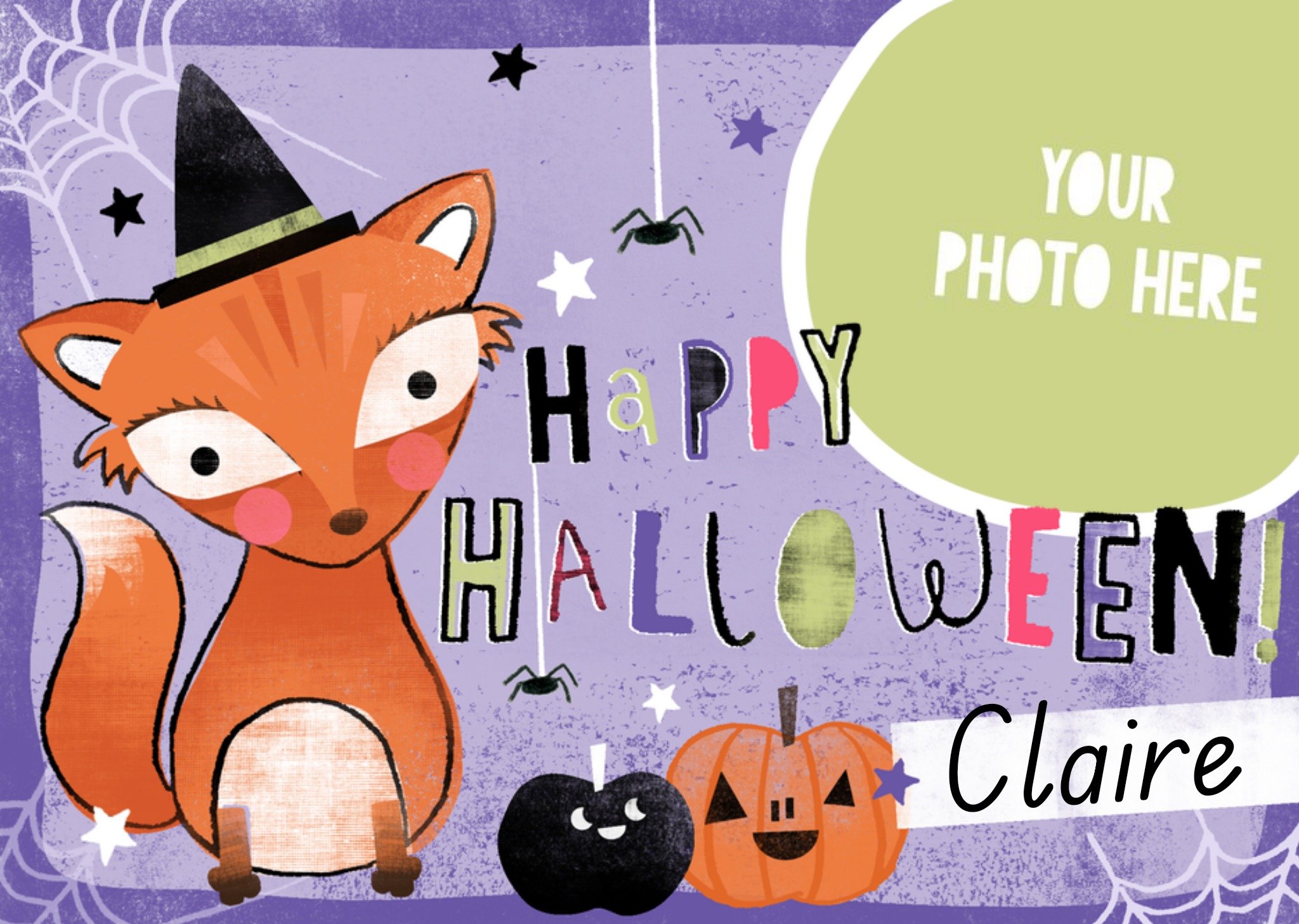 Moonpig Personalised Halloween Card