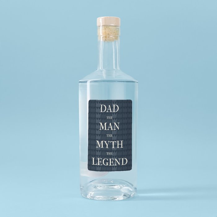 Personalised The Legend Dad Gin 70cl