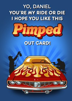 MTV Classic Pimp My Ride Birthday Card