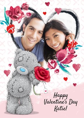 Carte Blanche Valentines Day Heart Photo Upload Card