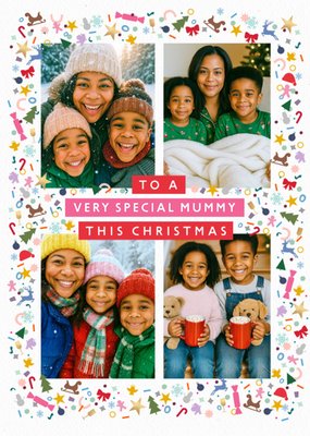 Special Mummy Photo Upload Christmas Card