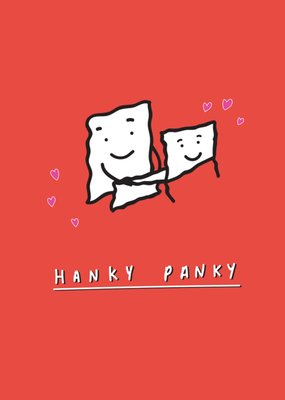 Hanky Panky Cheeky Illustrated Scribbler Card