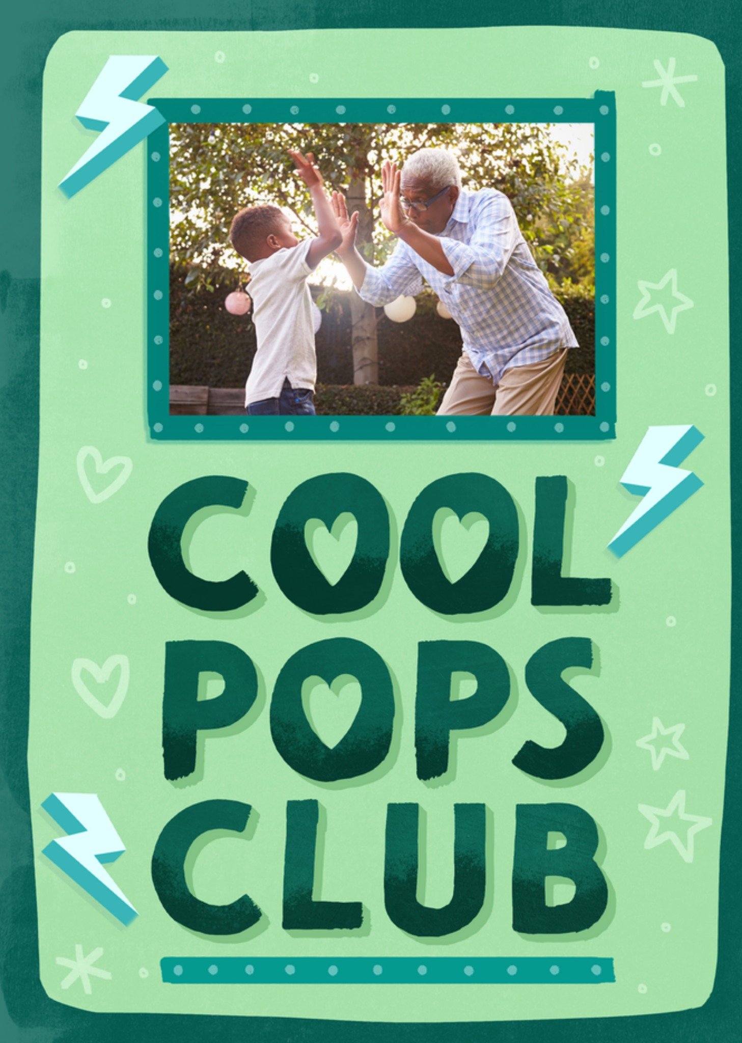 Moonpig Cool Pops Club Photo Upload Father's Day Card