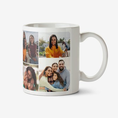 Happy Birthday Grey 7 Photo Upload Mug