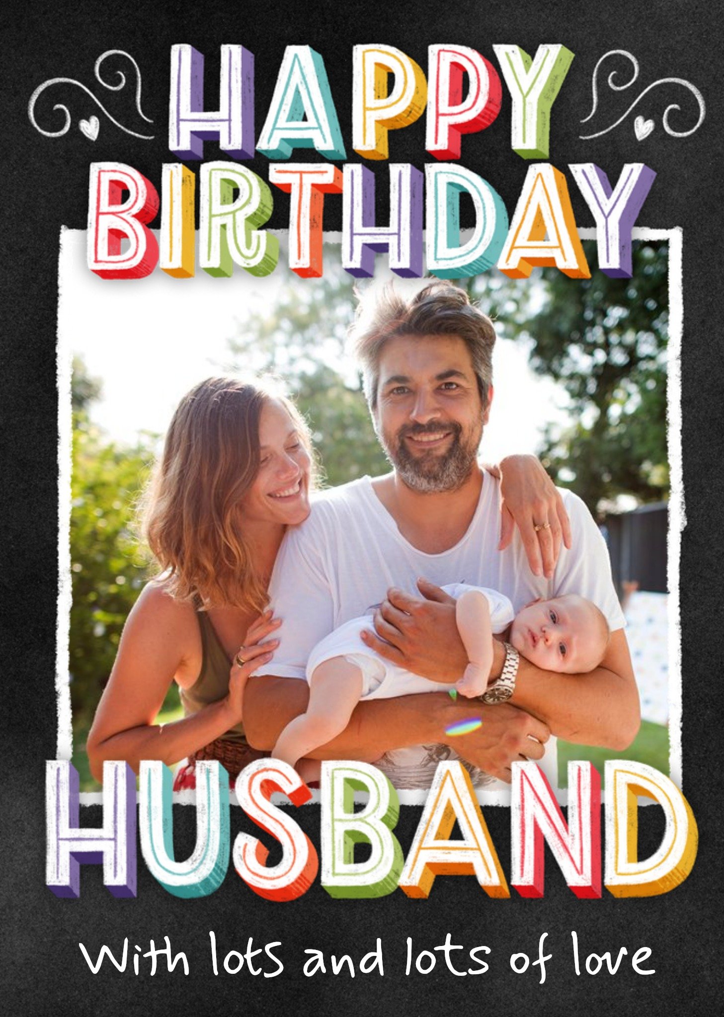 Moonpig Photo Upload Happy Birthday Husband Card
