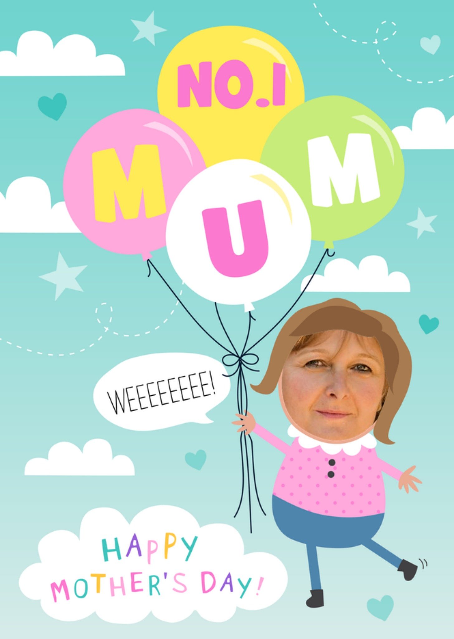Moonpig Mother's Day Card - Funny Photo Upload Card
