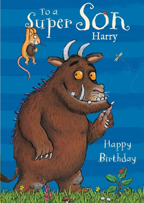 The Gruffalo Super Son Birthday Card