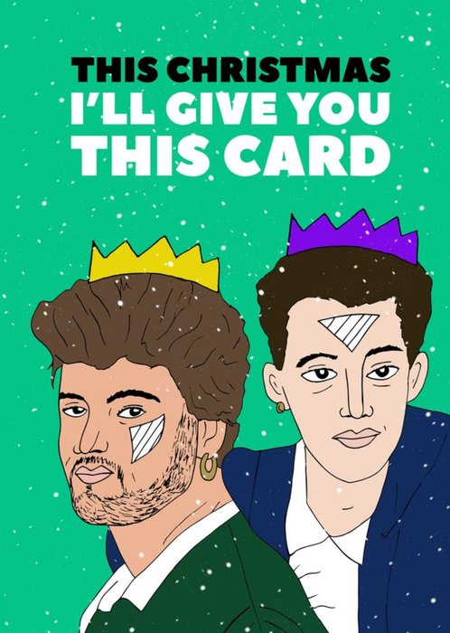 This Christmas I'll Give You My Heart Music Christmas Card