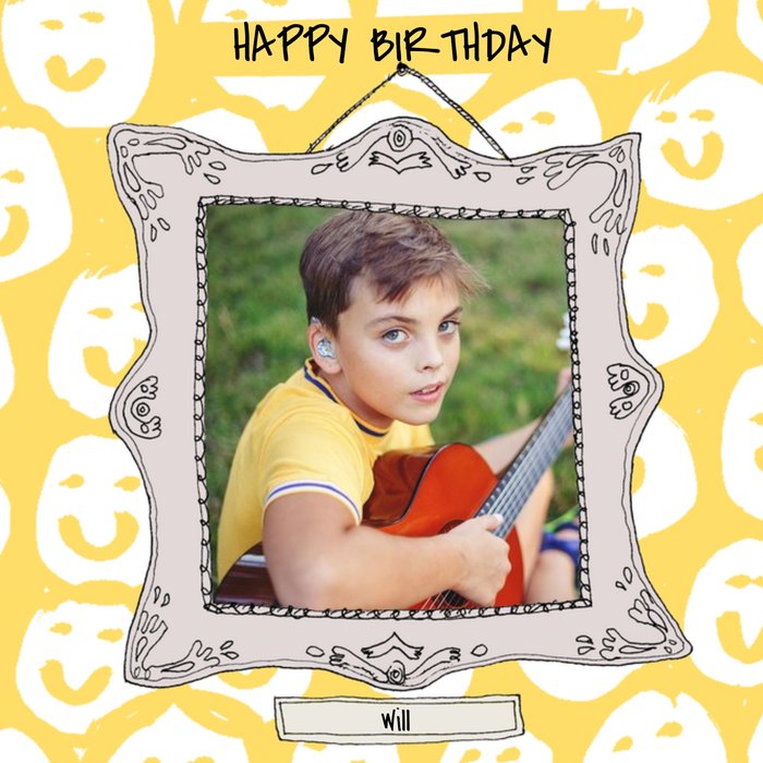 Birthday Card - Photo Upload - Photo Frame