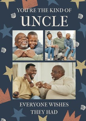 The Kind Of Uncle Photo Upload Birthday Card